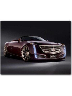 Cakatablo Ahşap Tablo Cadillac Ciel Cabrio