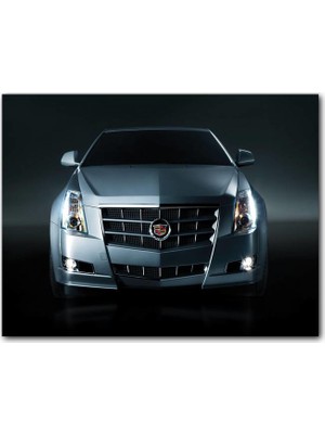 Cakatablo Ahşap Tablo Çelik Gri Cadillac Ön Görünüş