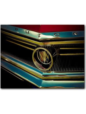 CakatabloAhşap Tablo Buick Logo ve Ön Panjur Detay