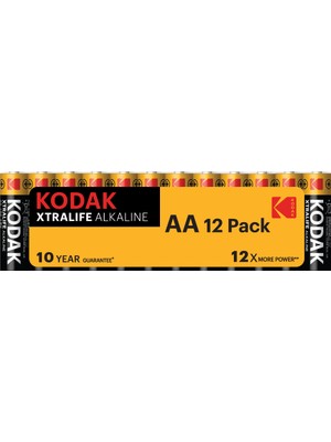 Kodak Xtralife 12 Adet Alkalin Kalem Pil