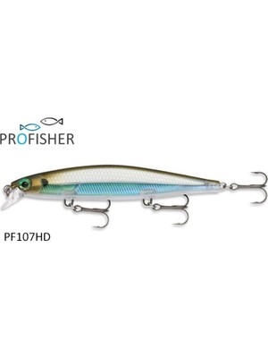 Profısher 3 Kanca Sahte Yem Yavaş Çökme 13 gr 11 cm Mustard