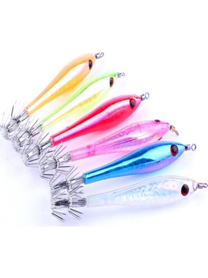 Profısher 6 Lı Set Sert Yapay Glowing Calamar Yem