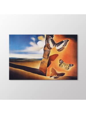 Arty Tablo Paysage Aux Papillons Tablo