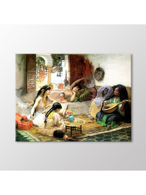 Arty Tablo Cezayir'de Öğle Sonrası Tablo