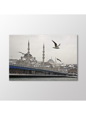 Arty Tablo Galata Köprüsü Tablo