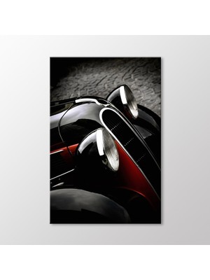 Arty Tablo Arty Tablo Siyah Klasik Araba Tablo