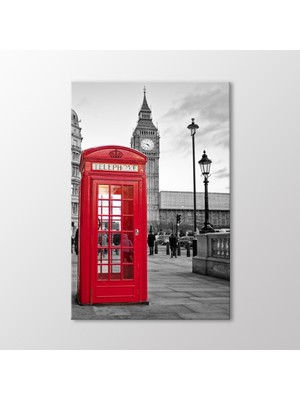 Arty Tablo Kırmızı Telefon Kulübesi, Big Ben Tablo