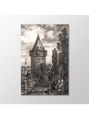 Arty Tablo Galata Kulesi Tablo