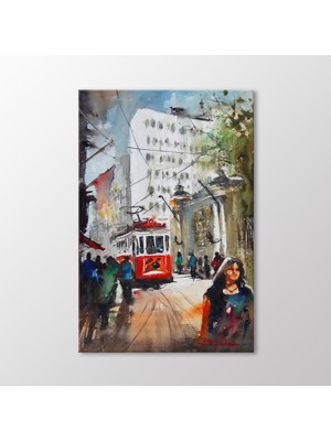 Arty Tablo Suluboya Tramvay Tablo