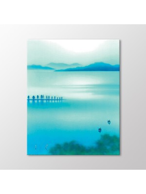 Arty Tablo Göl Manzarası Tablo