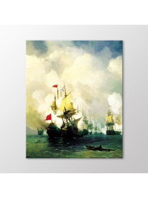 Arty Tablo Sakız Adasında Deniz Savaşı, 1848 Tablo