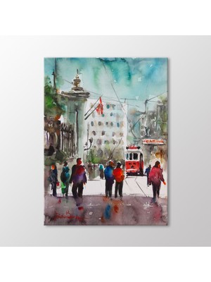 Arty Tablo Suluboya Tramvay Tablo