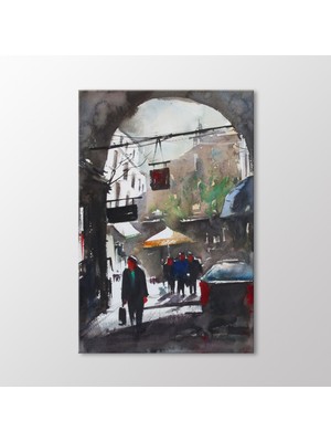 Arty Tablo Suluboya Çarşı Tablo