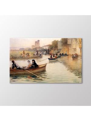Arty Tablo Kayık Sefası Tablo