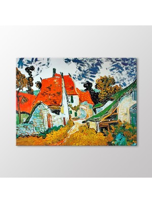 Arty Tablo Village Street In Auvers Tablo