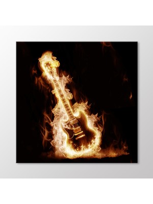 Arty Tablo Alevli Elektro Gitar Tablo