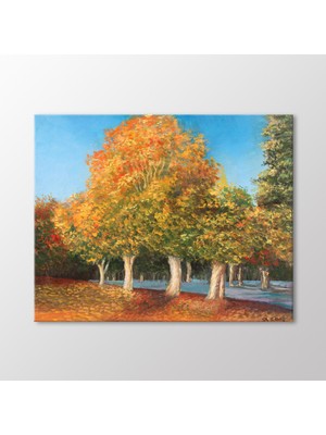 Arty Tablo Ağaçlar Tablo