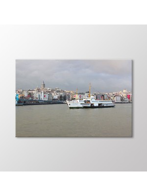 Arty Tablo Galata Kulesi ve Vapur Tablo