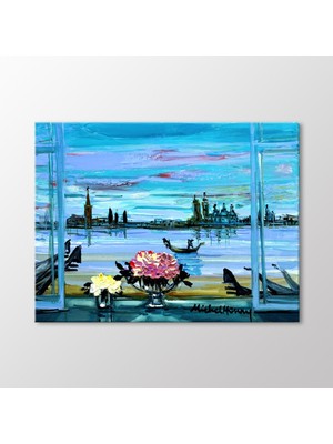 Arty Tablo Venedik Manzarası Tablo