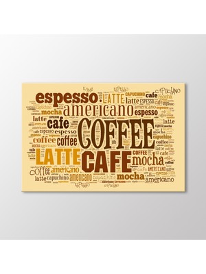 Arty Tablo Kahve Tipleri Tablo