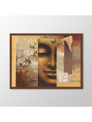 Arty Tablo Buda ve Çiçekler Tablo