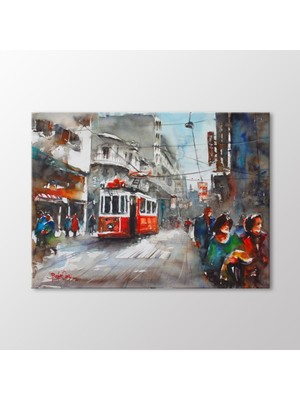 Arty Tablo Suluboya Tramvay Tablo