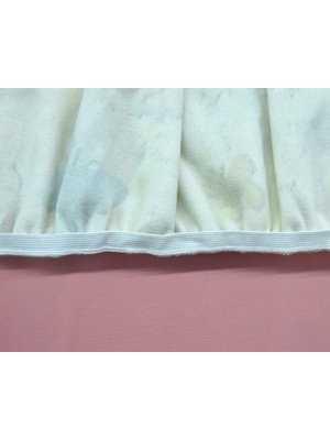 Nur Home Tekstil Süngerli Kadife Lastikli Halı Örtüsü Nrh-40 Mor Çicek Sepeti