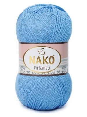 Nako Pırlanta El Örgü İpi  | Canlı Mavi 6976