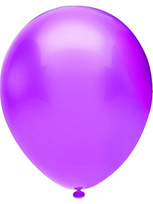 Balonevi BBM12100-11 Metalik Açık Vıolet Baskı Balonu 100LÜ /12INÇ/