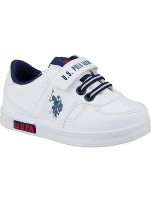 U.S. Polo Assn. AS00601344 100909775 Cameron 1fx Bebe Erkek Çocuk Spor Ayakkabı Beyaz