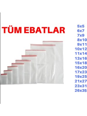 Poppy Kilitli Naylon Torba 100'LÜ
