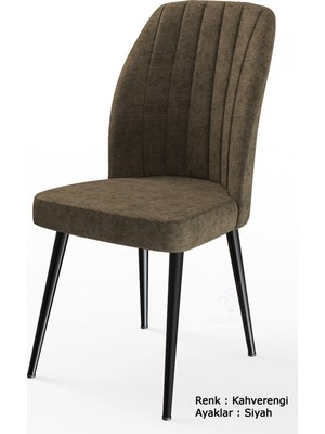 Canisa Concept Platinum Serisi Geniş Oturum Alanlı 1.sınıf 4 Adet Sandalye Ayaklar Siyah