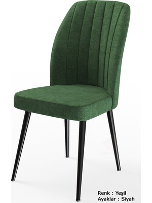 Canisa Concept Platinum Serisi Geniş Oturum Alanlı 1.sınıf 4 Adet Sandalye Ayaklar Siyah