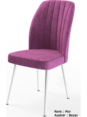 Canisa Concept Platinum Serisi Geniş Oturum Alanlı  1.sınıf - 4 Adet Sandalye Ayaklar Beyaz