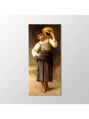 Arty Tablo Jeune Fille Allant A La Fontain Tablo