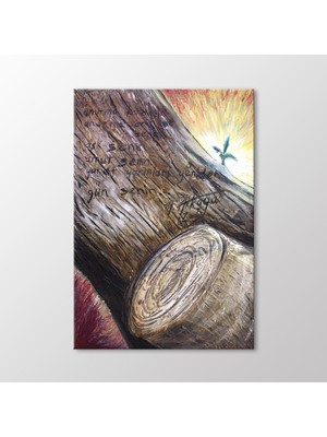 Arty Tablo Gövdede Filiz Tablo