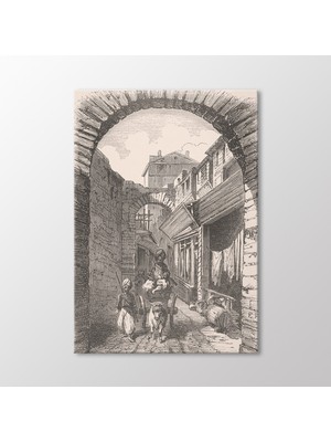 Arty Tablo Trabzon'da Bir Sokak Tablo