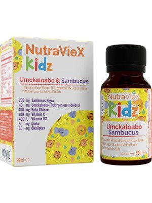 Mensis Nutraviex Kidz Umckaloabo-Sambucus Şurup