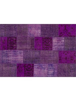 Allmode Patchwork Sbt Purple 170X240CM 4.08M2 Patchwork Halı