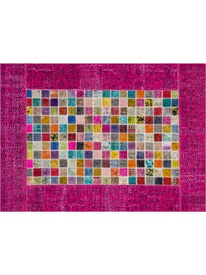 Patchwork Sbt Mozaık Fusıa 170X240CM 4.08M2 Patchwork Halı