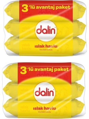 Dalin Islak Havlu Mendil 6X56 Yaprak