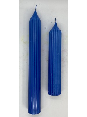 Missi 2li Saks Mavisi Uzun Mum(3,5 cm Çap)