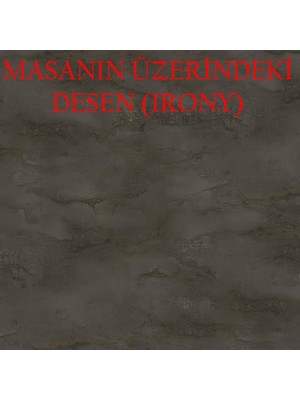 Sweet Home Milano Mdf  H.Gloss Irony Masa +4 Adet Güneş Sandalye Takım