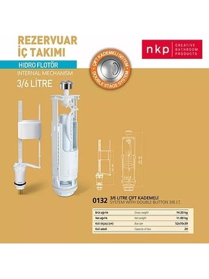 Nkp Hidro 3/6 Çift Kademeli Basmalı Iç Takımı