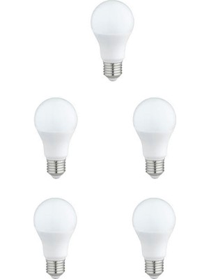 Pazariz  LED Ampul 9 Watt Beyaz Işık  Aydınlatma Lambası 5 Ad