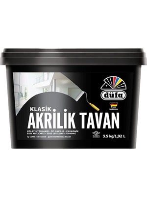 Düfa Akrilik Tavan Boyası Beyaz 3.5 kg