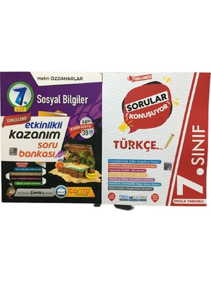 Çanta Yayınları Sosyal Bilgiler Soru Bankası 7. Sınıf - Türkçe Soru Bankası 7. Sınıf