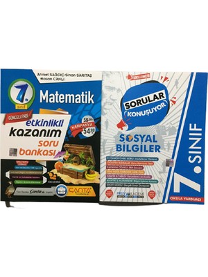 Çanta Yayınları Matematik Soru Bankası 7. Sınıf - Sosyal Bilgiler Soru Bankası 7. Sınıf