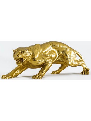 Eymense Küçük Kaplan Dekoratif Obje Gold