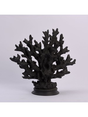 Eymense Mercan Büyük Dekoratif Obje Antrasit